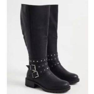 Torrid WW Wide Calf Black Tall Boots